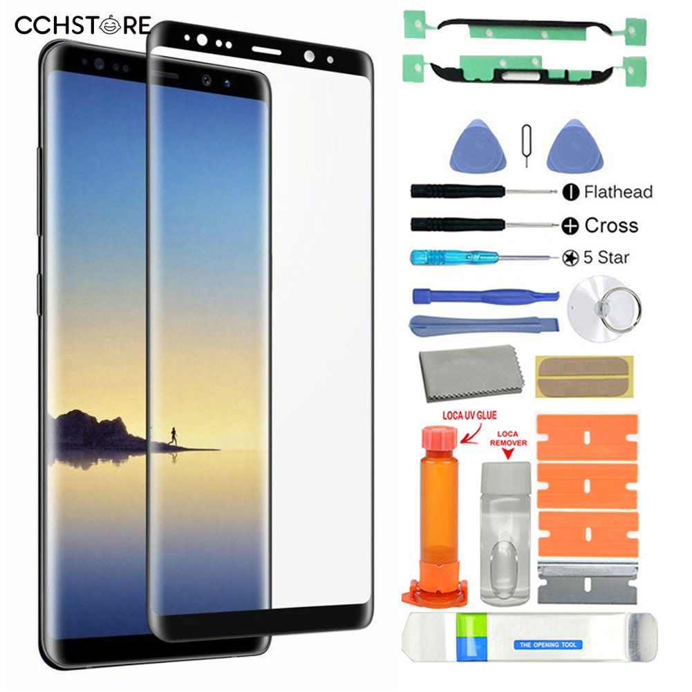 Kit De Reparación De Pantalla De Vidrio Frontal cchstore Para Samsung  Galaxy S8 SM-G950F G9500 | Shopee México