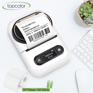 Mini impresora térmica de etiquetas autoadhesivas E210, máquina de  etiquetado inalámbrica con Bluetooth, etiquetadora o etiqueta