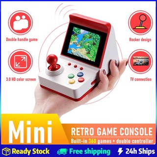 Mini Consola Retro Arcade X 2 Joystick 360 Juegos — El Rey del