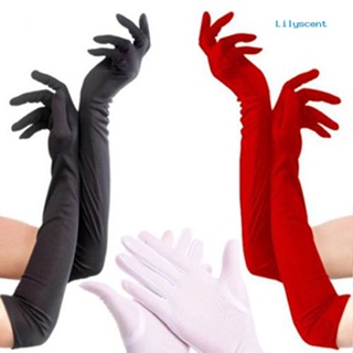 Disfraz de Halloween, guantes largos negros para mujer, estilo gótico,  vintage, cosplay, disfraces, fiesta, ópera, guantes de novia, boda