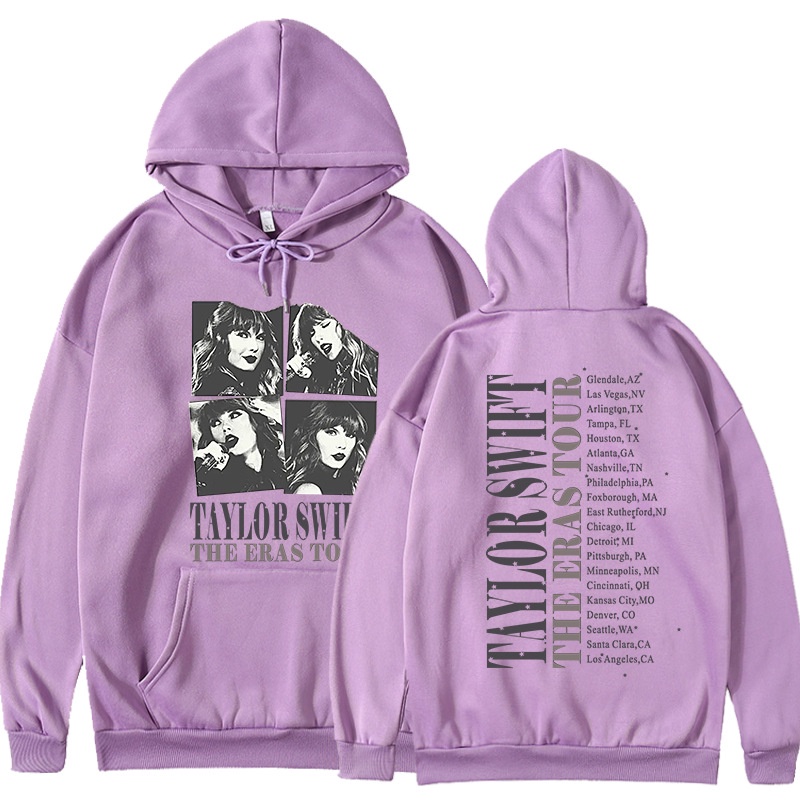 thumbnail image 1 of Taylor Swift The Eras Tour 2023 Reputación Álbum Sudadera Con Capucha Hombres Y Mujeres Moda Suelta Harajuku Pareja Jersey Top, 1 of 5