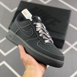 Nike air force 2025 1 bajo hombre negro azul