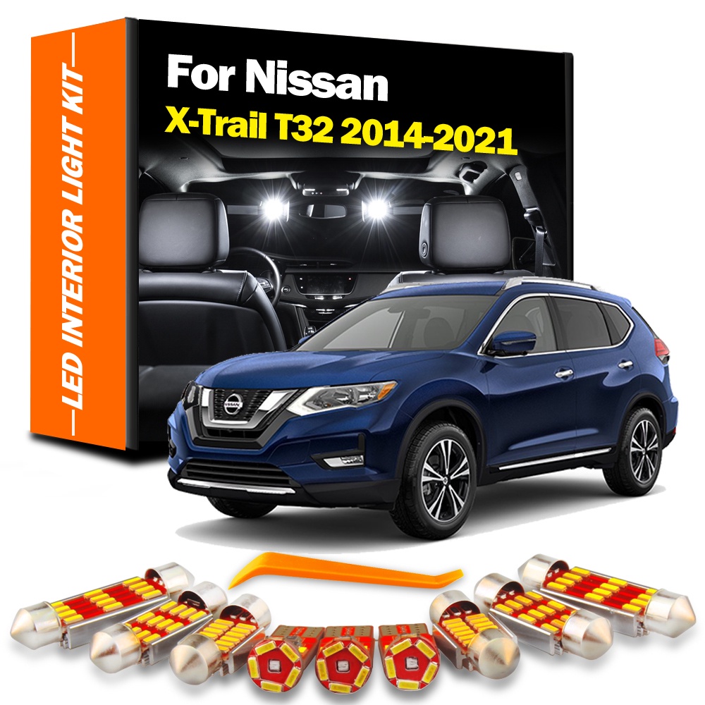 Juego De Luces Traseras Traseras Izquierda Y Derecha Para Nissan X-Trail T32 (2014-2020) – Plástico ABS, Rojo, 12V, Fácil Instalación