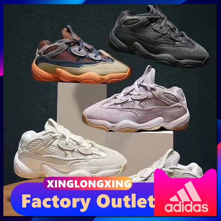 KANYE West x stock Listo Yeezy 500 Enflame Retro estilo abuelo plataforma Casual deportes Jogging zapatos 002