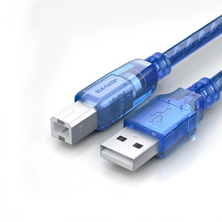 Cable Para Impresora Escaner USB 2.0 1.5 Metros Siliconado Azul