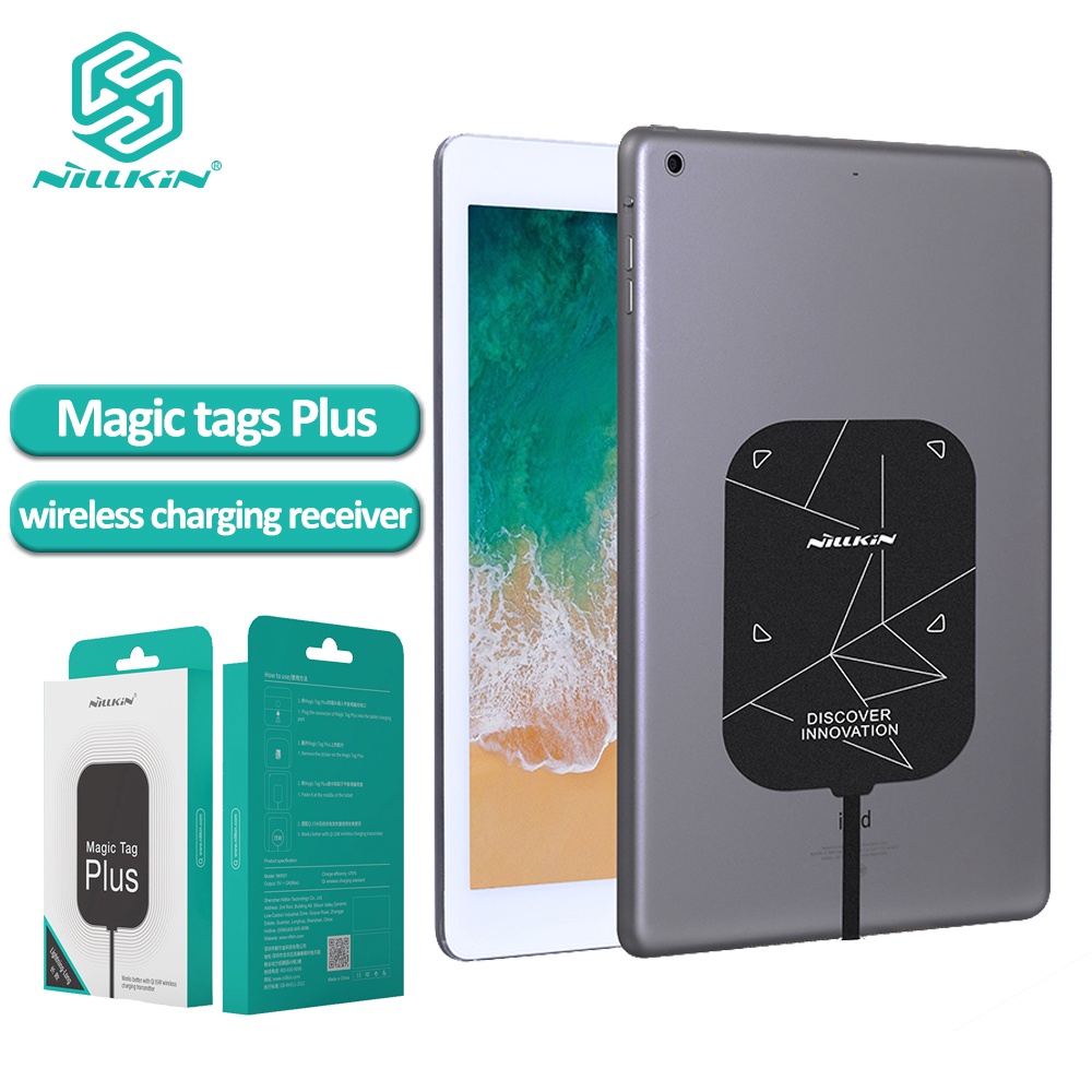 Nillkin Magic label QI Receptor De Carga Inalámbrica Micro USB/Tipo C  Adaptador Adecuado Para iPad 10.2 Y Otros