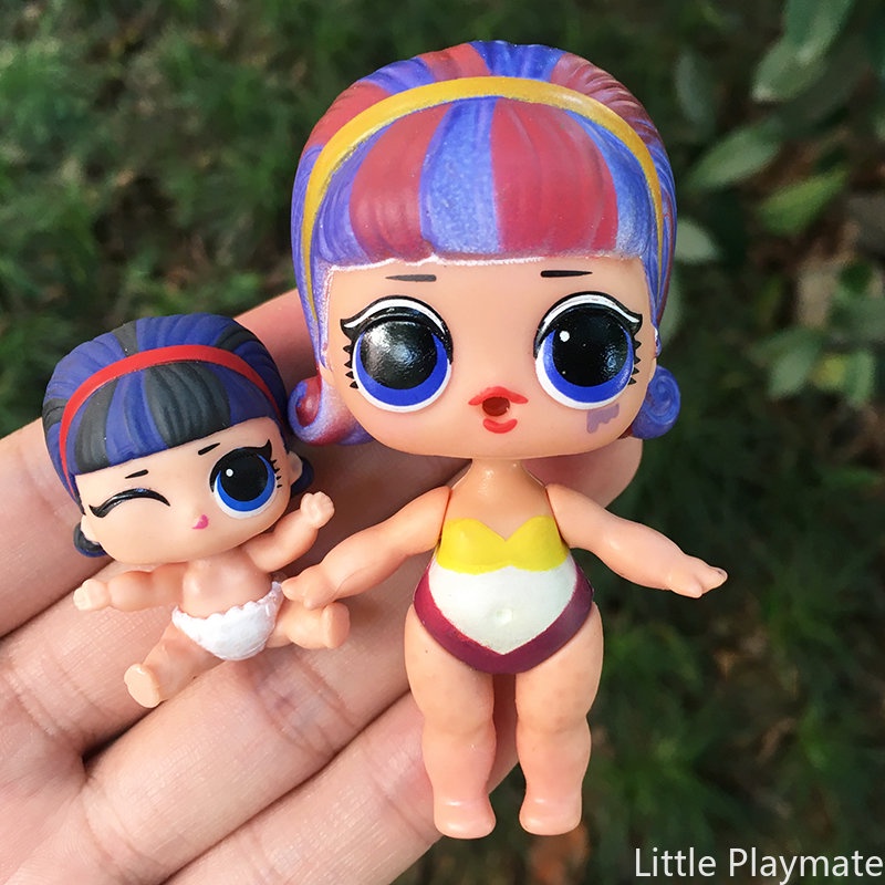 2pcs Set LOL Muneca Con Pequeno Bebe Estilo Raro Cuerpo Figuras De Accion Unicornio Juguetes Accesorios Juguete Shopee Mexico