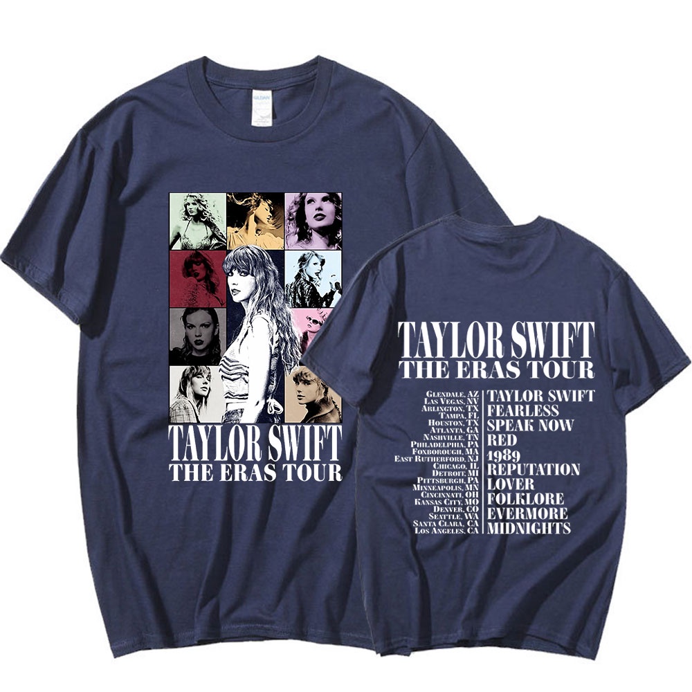 thumbnail image 5 of Taylor The Eras Tour 2023 World T shirt Hombres Mujeres Moda Estética Camiseta De Manga Corta De Alta Calidad Camisetas De Gran Tamaño, 5 of 5
