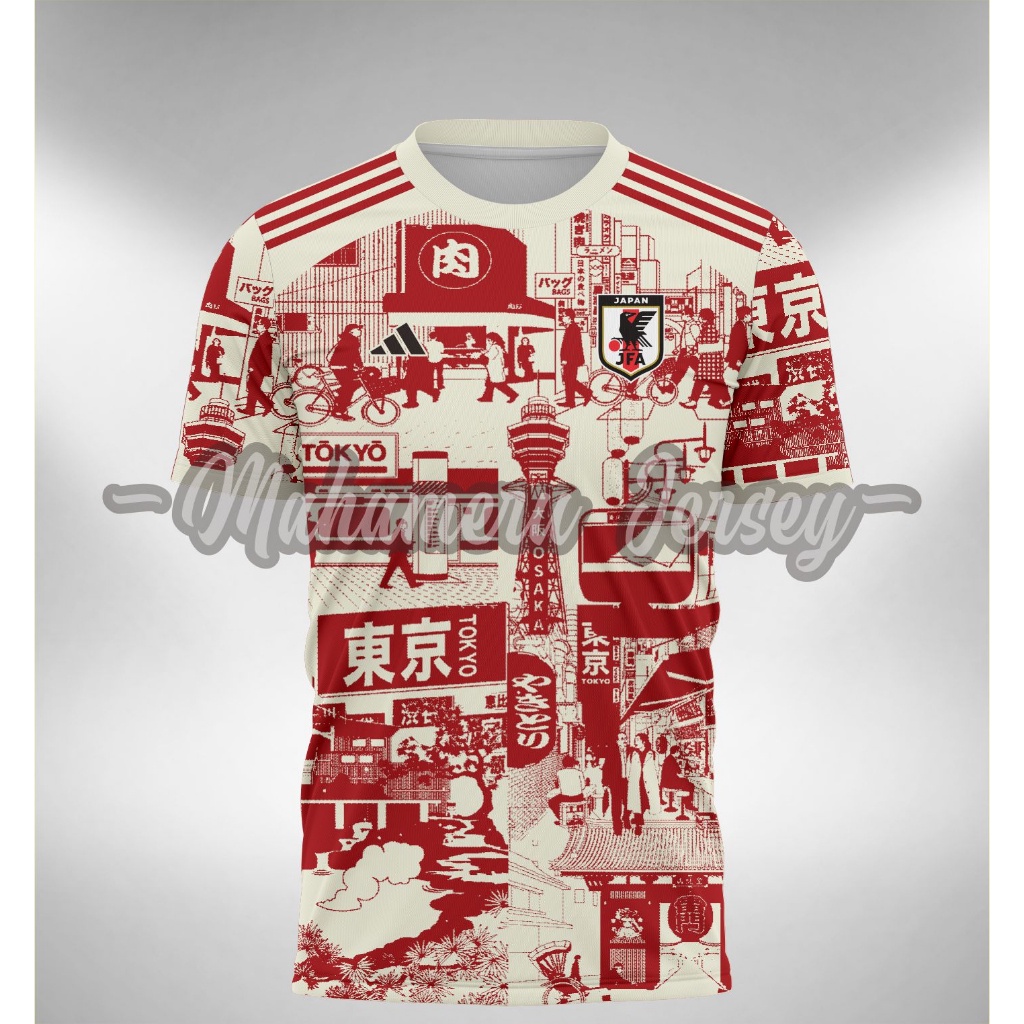 Jersey Japón Tokio Edición Especial 2023 2024 Camiseta/Baju Microfibra Jersi/Sublimación