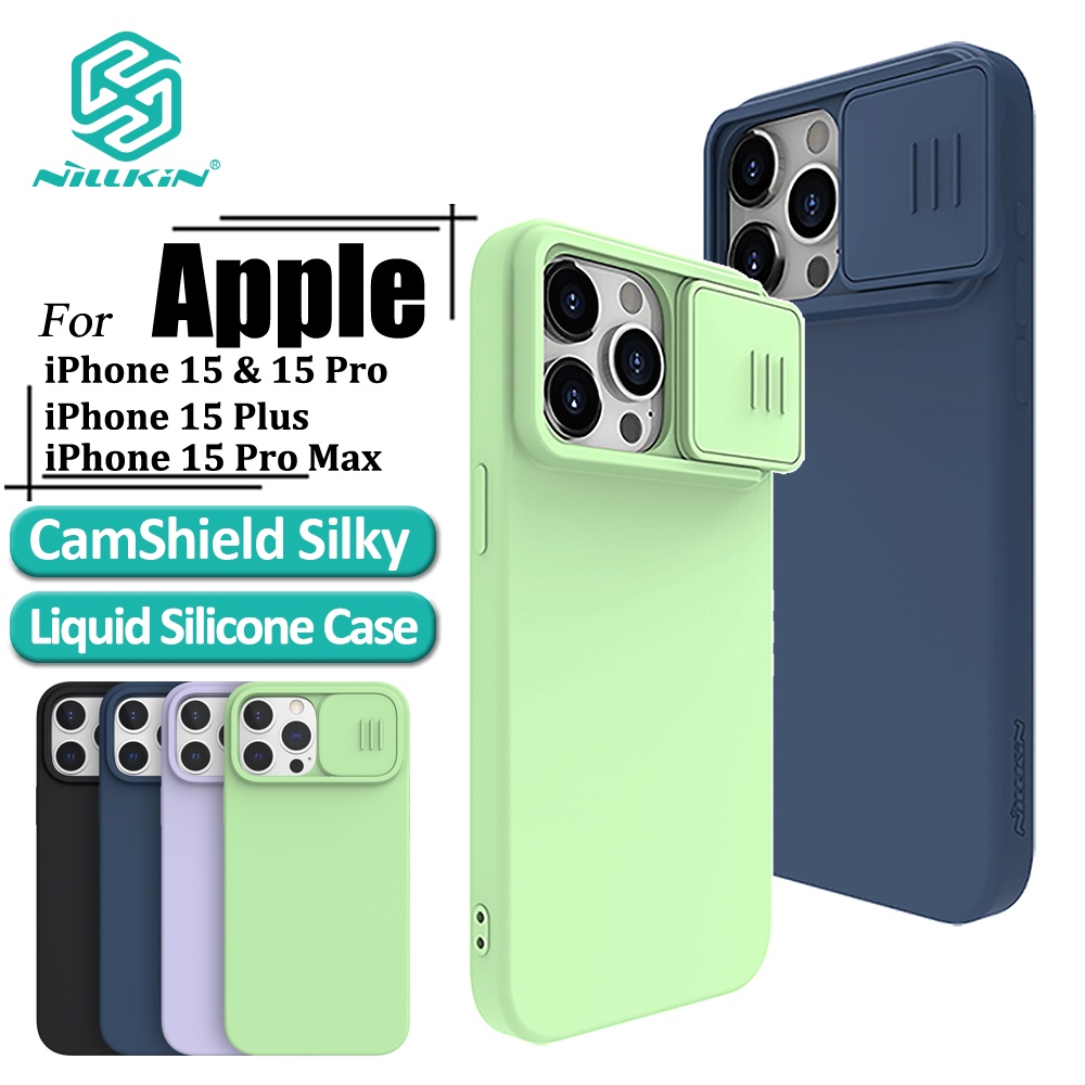 Comprar NILLKIN para iPhone 15 Pro Max funda de teléfono CamShield