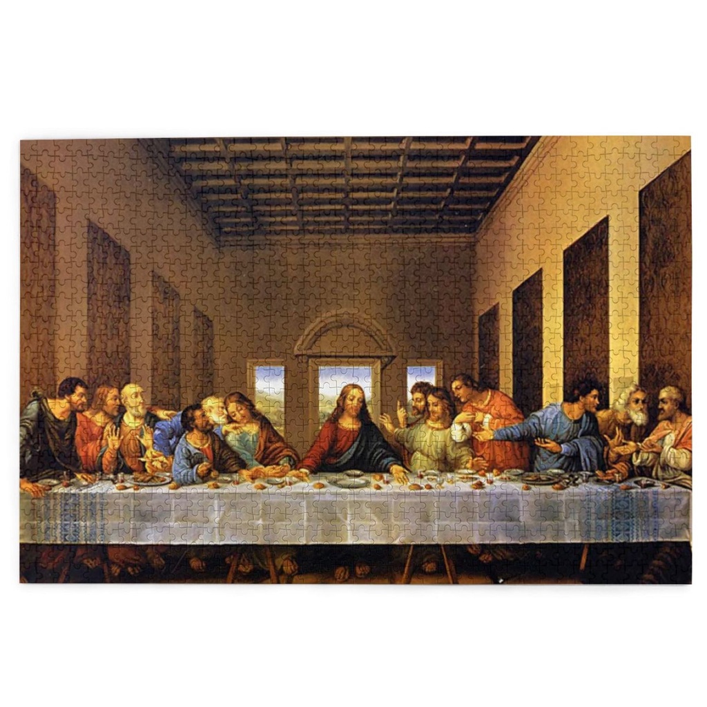Leonardo Da Vinci Última Cena 1000 Piezas Gran Formato Rompecabezas De