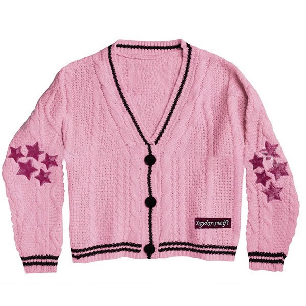 thumbnail image 1 of 【 Ready Stock 】 Taylor Swift Folklore Embroiled Cardigan Sweater Más Tamaño De Los Hombres Y Las Mujeres De La Moda De Punto Pareja De Manga Larga Top, 1 of 5