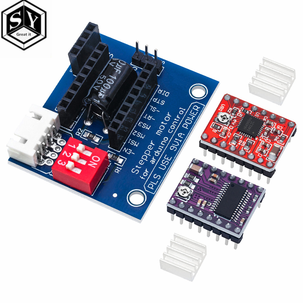 CNC 3D Printer Parts Accessory Reprap pololu DRV8825 A4988 Stepper ...
