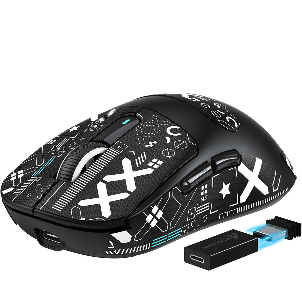 Tri Attack Shark X3Pro Ratón Inalámbrico Bluetooth Para Juegos PixArt ...