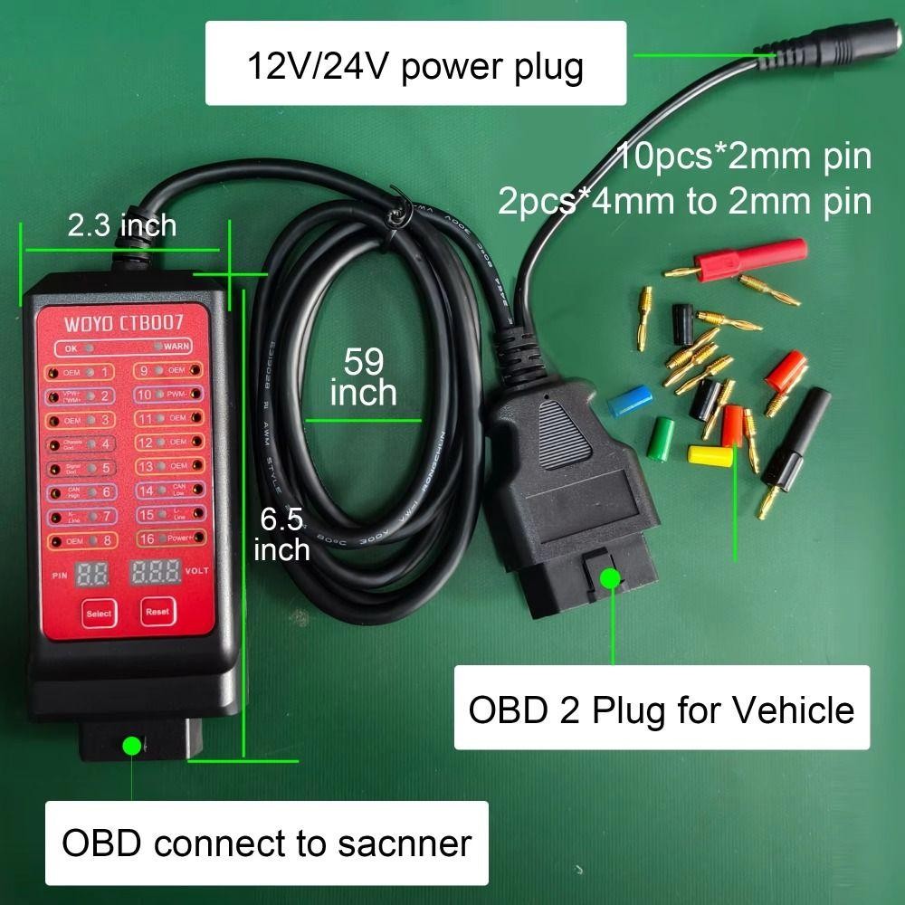 JSJJINGP OBD2 Break Out Box , Protocolo De Comunicación Pin ...