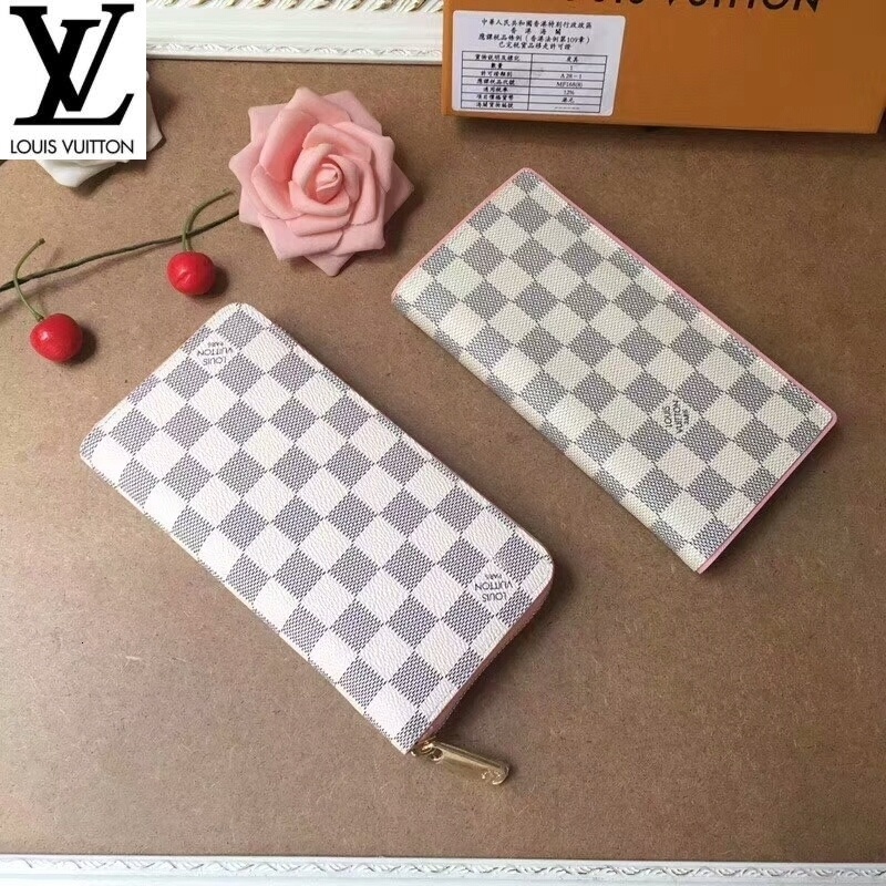 Louis Vuitton LV Bag KS6K M63875 Elegante Cartera Versátil Mujeres Cuero  REAL Carteras Larga Cadena Monedero Compacto Embragues Noche Llavero  Titulares