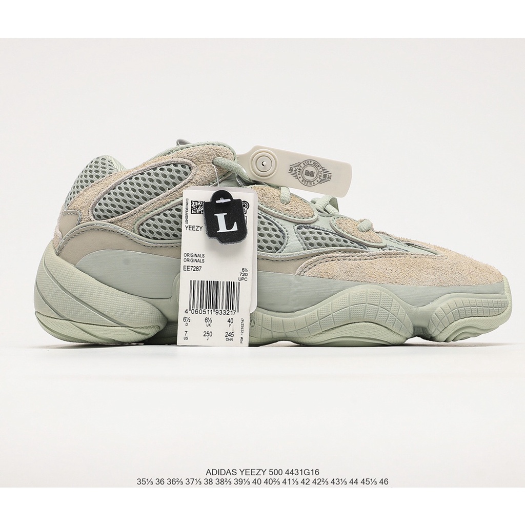 KANYE West x stock Listo Yeezy 500 Enflame Retro estilo abuelo plataforma Casual deportes Jogging zapatos 002