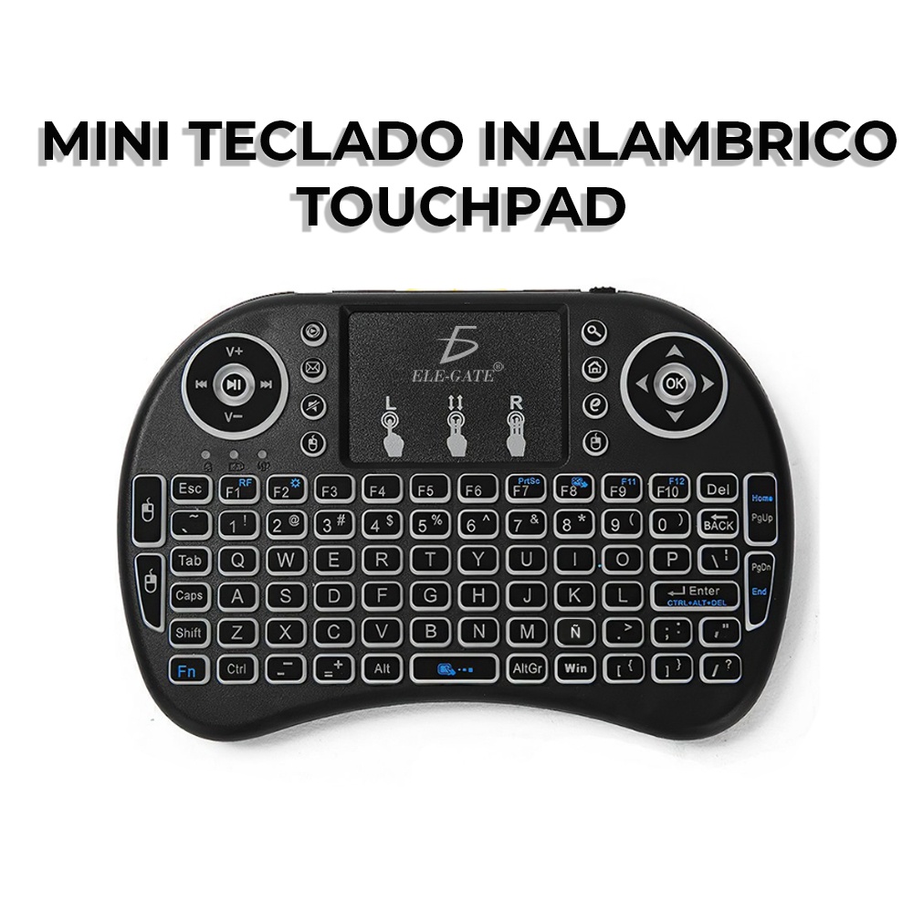 mini teclado inalambrico touchpad Español Tv Box | Shopee México