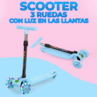 Patineta Monopatin Patin Scooter De 2 Llantas Con Luces LED Y