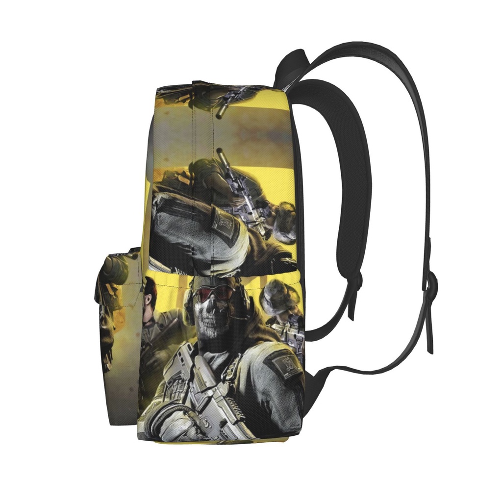 Call Of Duty Mochila Escolar De Gran Capacidad Resistente Al Agua Simple Ligera Shopee Mexico