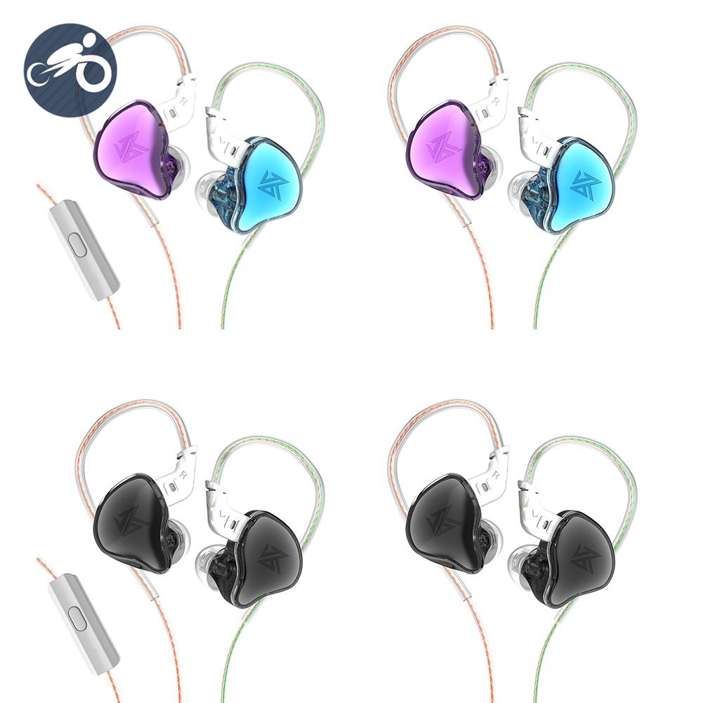 Auriculares In Ear Kz Acoustics Edx Con Microfono Transparente Gris  Monitoreo Profesional