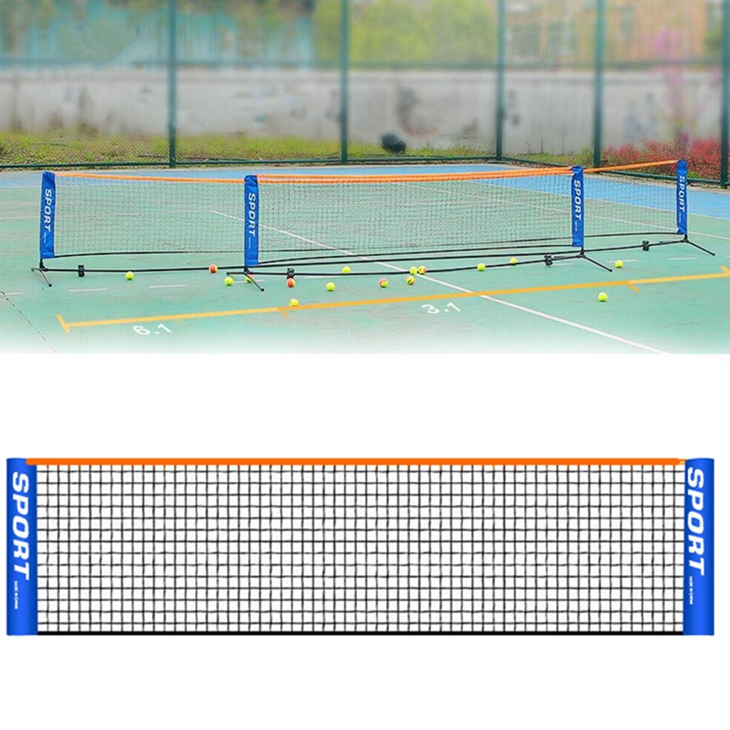 Red Deportiva Portátil Multiusos - Para Bádminton, Tenis, Fútbol-tenis, Pickleball Y Voleibol Infantil, Fácil Montaje En 5 Minutos