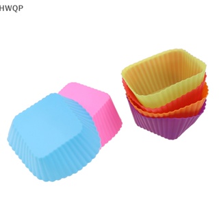 6pcs/Set moldes de silicona moule silicone Cake Mold Round Shaped Muffin  Cupcake Baking Molds moldes