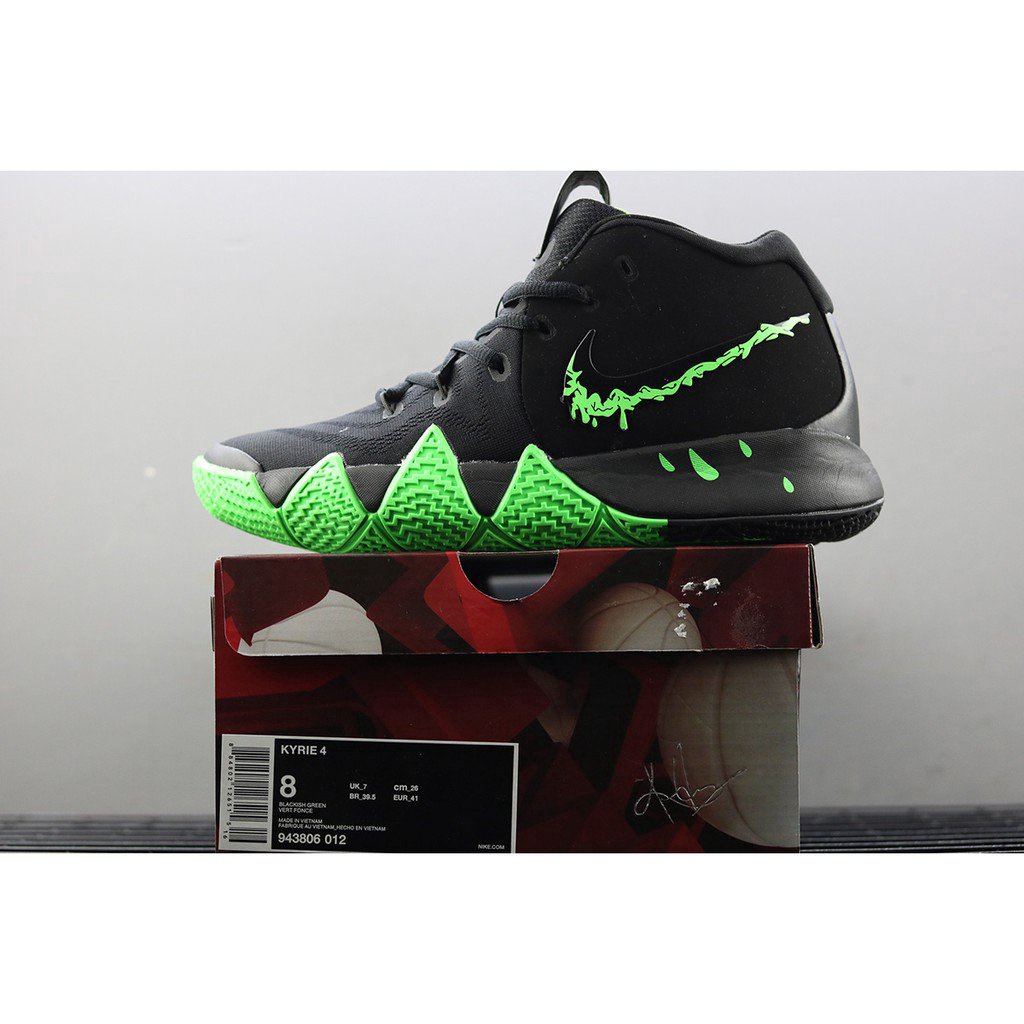 Zapatillas De Baloncesto Para Hombre Kyrie 4 Halloween BlackRage Green