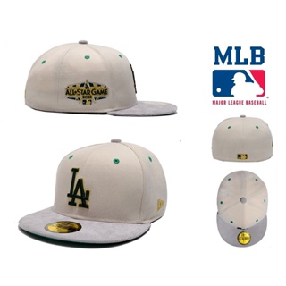 READY stock 】 Gorra De Béisbol Clásica Totalmente Cerrada Mlb Mujer  Etiqueta Negra Bordado Ny Yankees Hombre Dodgers El Sombrero De Más Tamaño