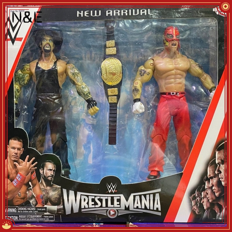 Wwe Wrestler Figura De Acción Seine / Burialer / Rael Doll Conjunto De  Figuras De Acción