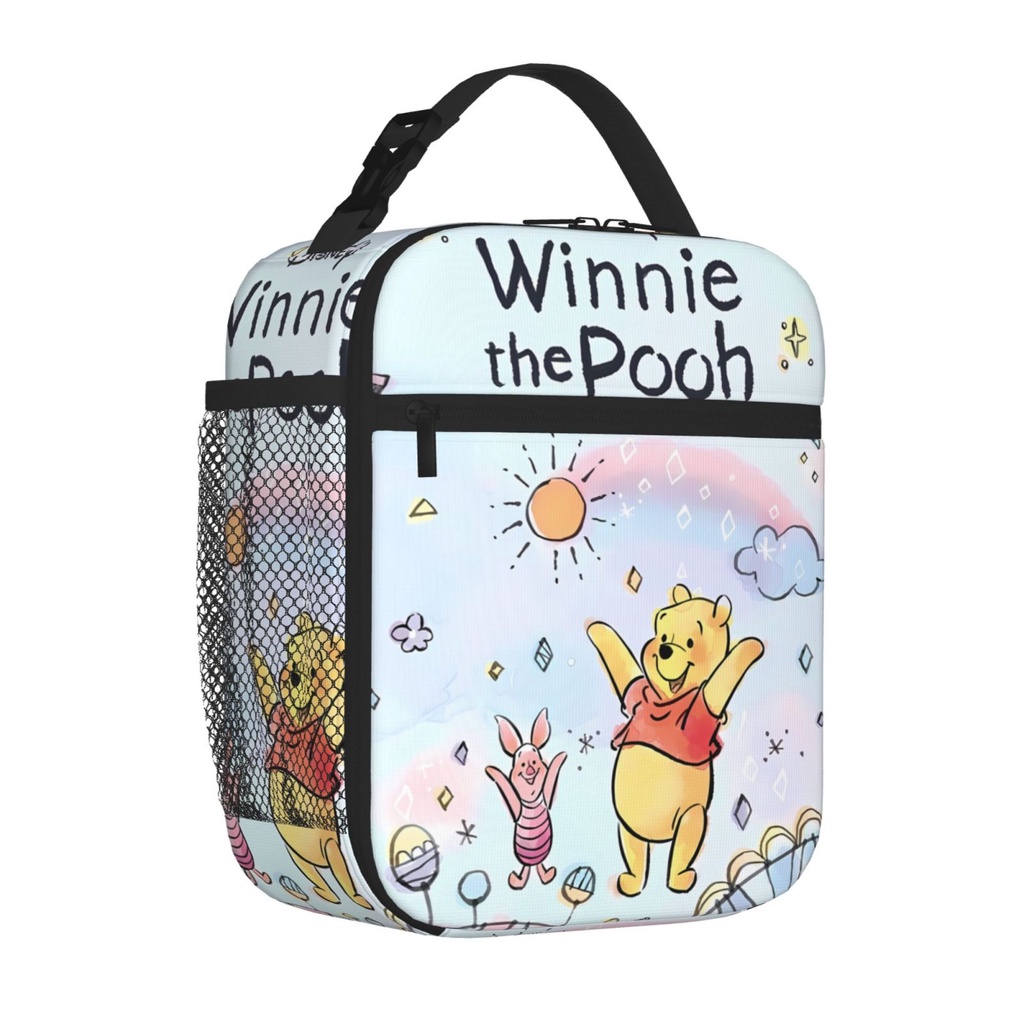 Disneys Winnie The Pooh Aislado Bolsa De Almuerzo Portatil Bolso Estudiante Mujeres Hombres Caja Trabajo Picnic Shopee Mexico