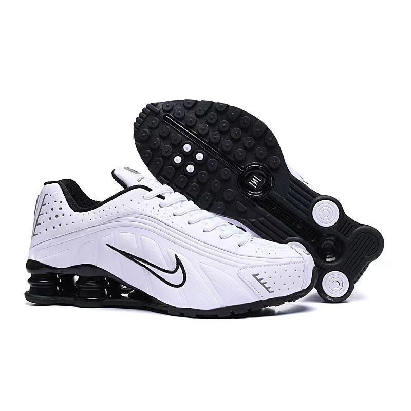 Nike shox hombre blancos sale