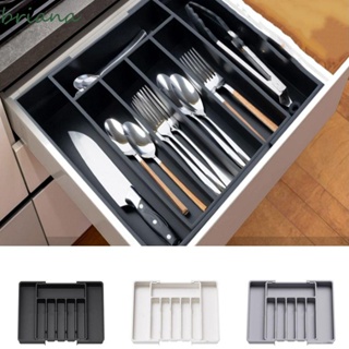 Bandeja de plástico para cubiertos, caja de almacenamiento de 5 o 6  rejillas, organizador de cajones, accesorios de cocina, cuchillo, tenedor,  cuchara y palillos - AliExpress
