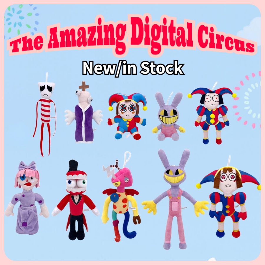 The Amazing Digital Circus Plush Toys El Increíble Circo Digital Juguetes  De Peluche Lindo Muñeco Interesante Regalo De Cumpleaños De Los Niños |  Shopee México