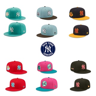 Gorra plana gris y verde ajustada con logo marrón 59FIFTY Camp de New York  Yankees MLB de New Era