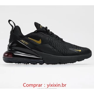 Air max 270 fashion negro con dorado