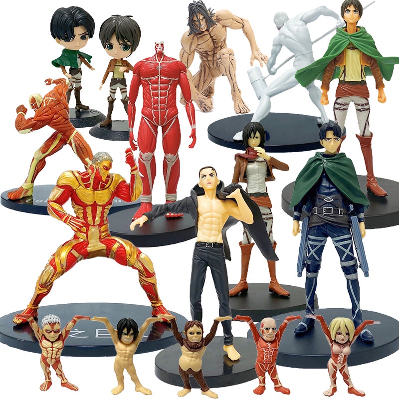 Prime 1 Studio L'ATTAQUE DES TITANS - Eren, Mikasa & Armin - Ultimate Figurines 72 cm, Black