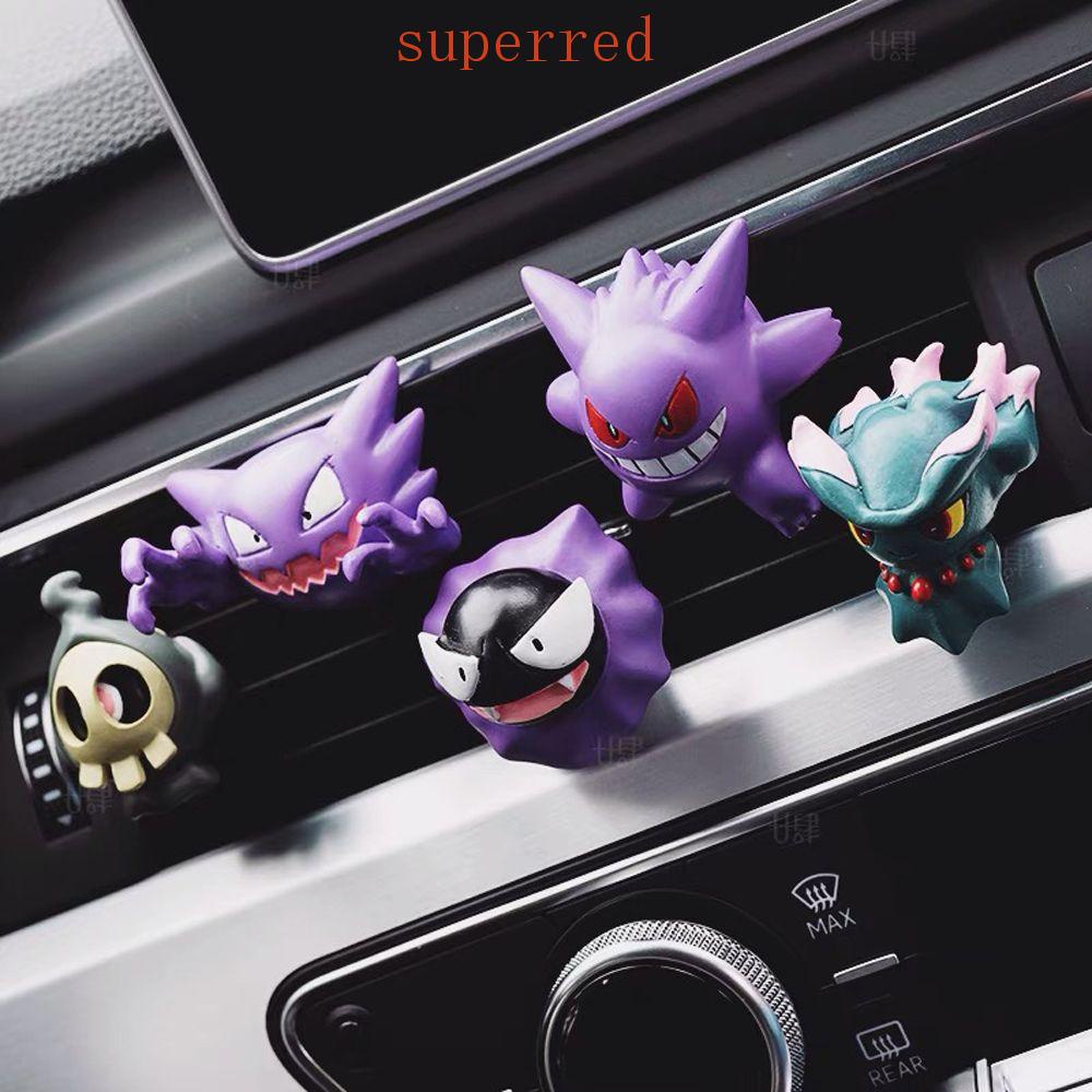 SUPERRED Decoración De La Salida De Aire 1PC Creativo Fantasma Pokémon  Gastly Gengar Haunter Caricatura Interior Del Coche Clip | Shopee México