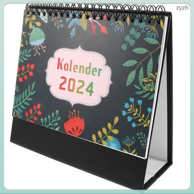Calendario De Escritorio Pequeño 2025-2026 - De Julio 2025 A Diciembre 2026, Tamaño 12x7,6x6 Cm, En Verde O Negro