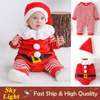 Ropa de bebe de best sale santa claus