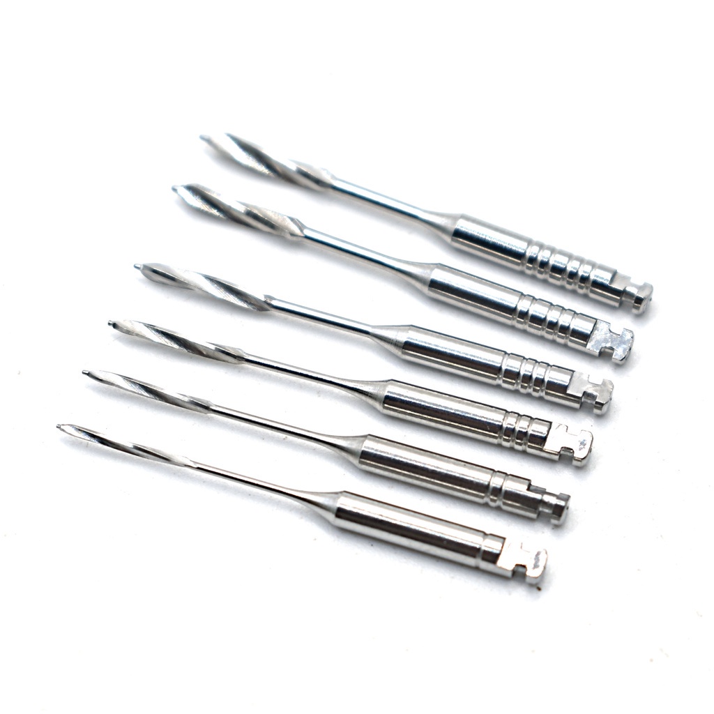 Trapani A Vite Endodontici In Acciaio Inox #1-#6 Alesatori 6