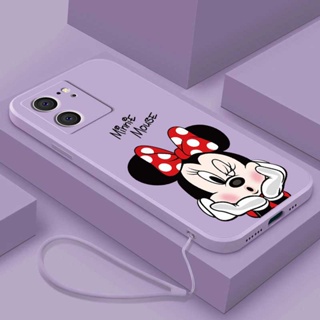 Xiaomi Redmi 13C 12C Lujo Minnie Mouse Goma Cubierta Del Teléfono