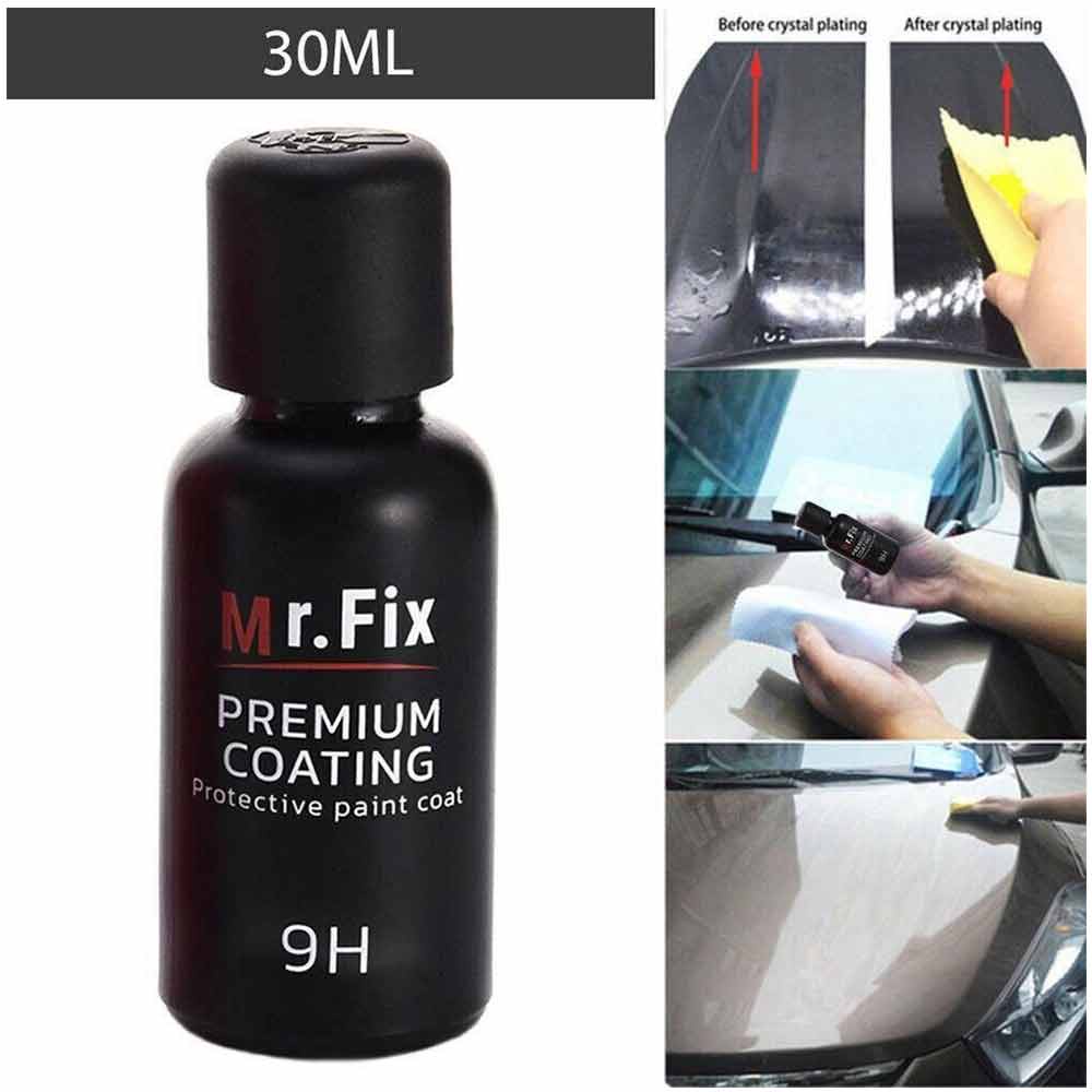 9H Super Hydrophobic Ceramic Glass Coating Care Wax Crystal Auto Car Care  30ml