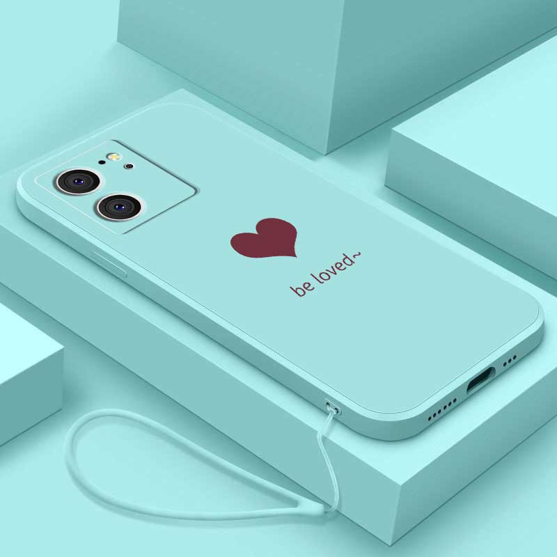 Funda de silicona suave para Xiaomi Redmi 12C, carcasa de TPU con corazón  de amor para