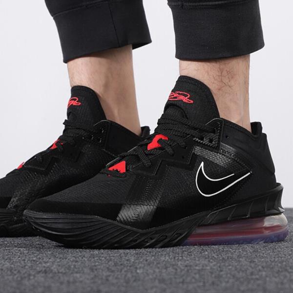 Nike lebron 18 low Black on sale