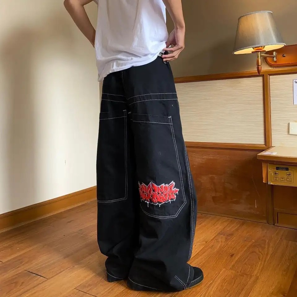 X MEN jeans JNCO De Calle Retro unisex hiphop De Nueve Minutos