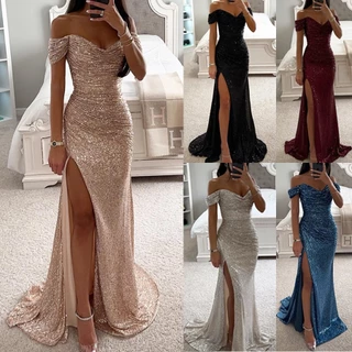 vestidos fiesta escote Shopee Mexico