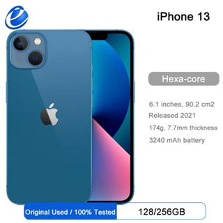 Apple iPhone 13 256gb Azul Bateria Al 91% Mas Cable