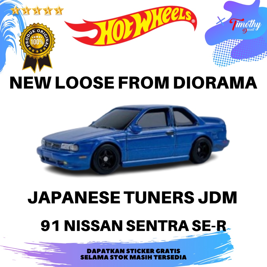 Hot Wheels Premium Nuevo Suelto 91 Nissan Sentra Diorama Afinadores  Japoneses | Shopee México