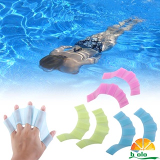 Aleta de dedo para natación, accesorio para piscina, aletas de mano para  entrenamiento, guantes de buceo